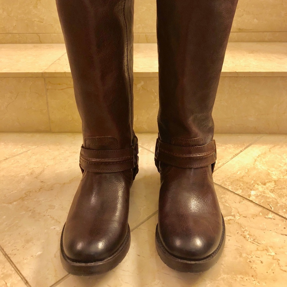 Frye Harness knee high boot - Brown